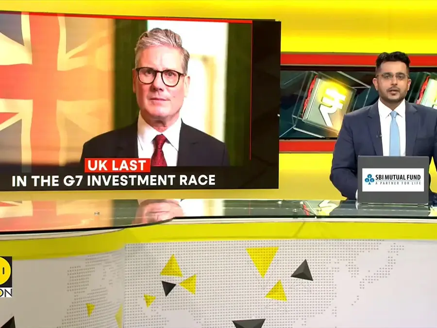 UK Investment at 18.6% of GDP, Lowest in G7