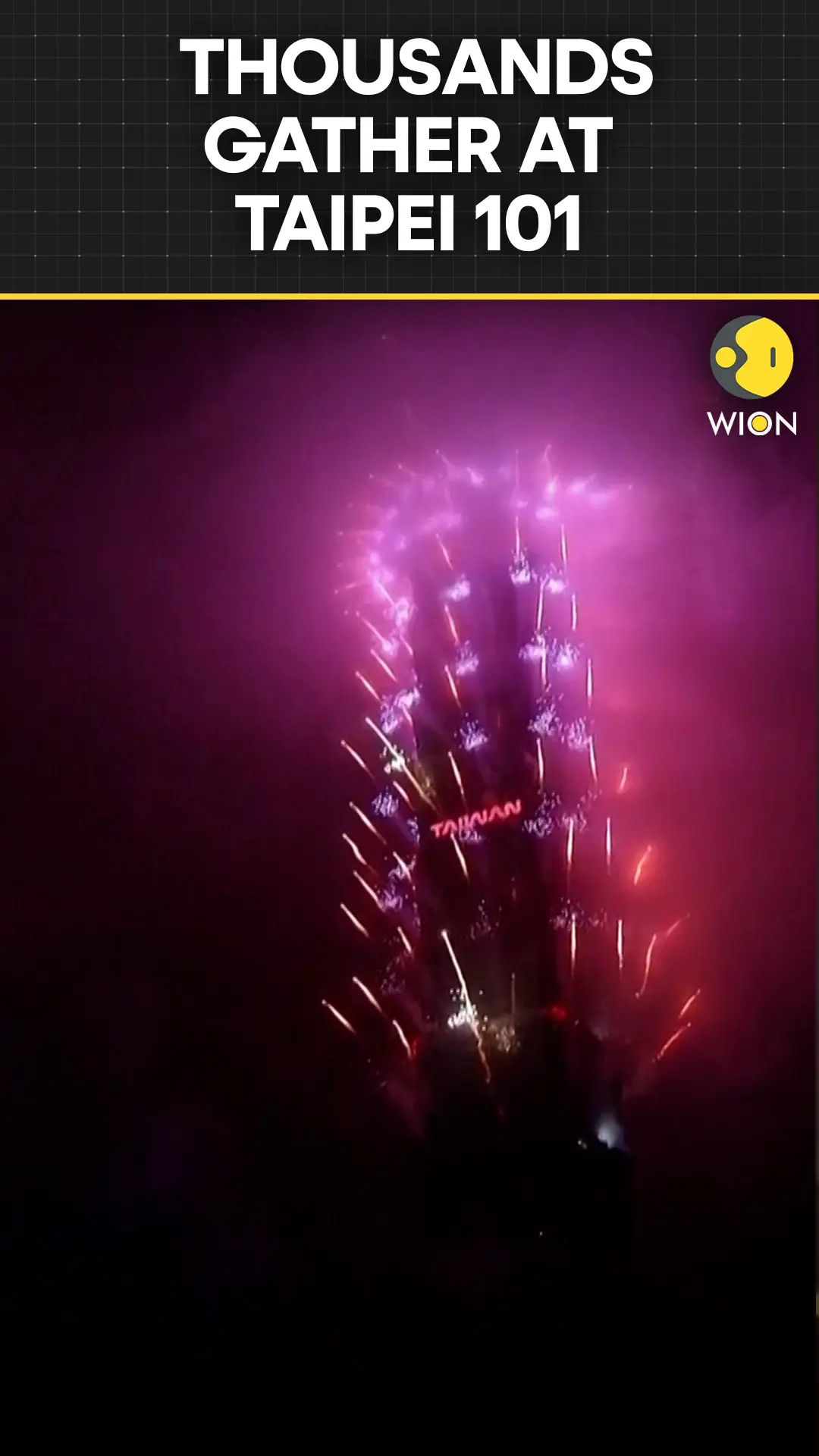 Taiwan Welcomes 2026 with Spectacular Taipei 101 Fireworks Display