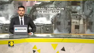 Israel Demolishes Buildings In West Bank: Bulldozers & Cranes Tear Through