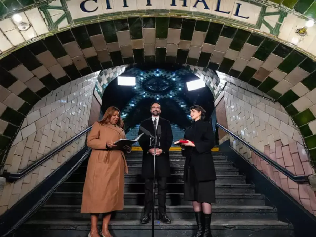 Zohran Mamdani takes oath as New York City mayor on Quran in subway stop - WATCH Zohran Mamdani takes oath as New York City mayor on Quran in subway stop - WATCH