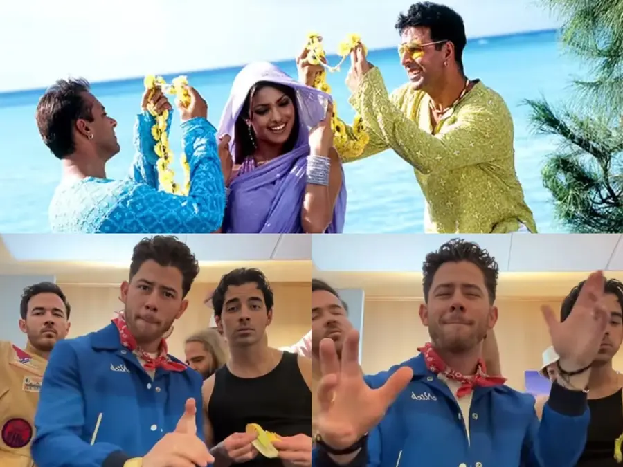 'Couple goals since forever': Netizens react as Nick Jonas grooves to Priyanka Chopra's Mujhse Shaadi Karoge | Watch