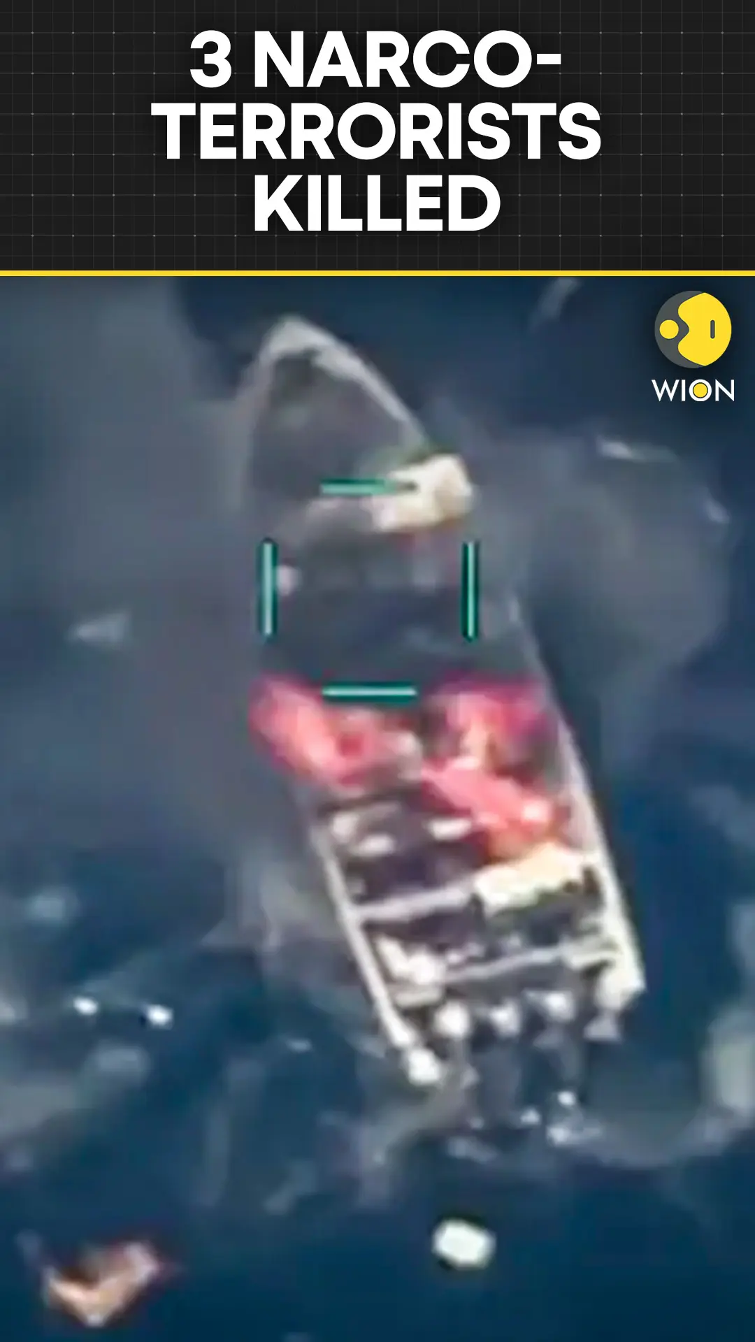 US Strikes Sink Three Suspected Narco Vessels in International Waters