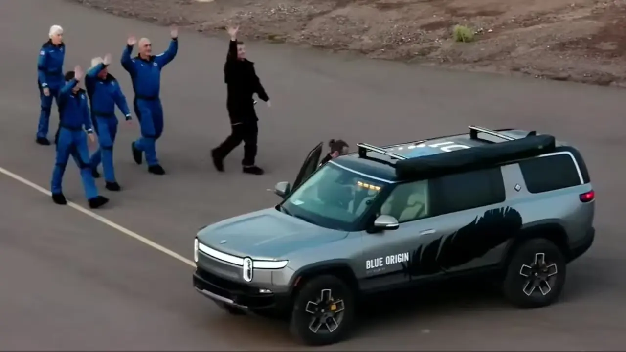 Blue Origin's Rivian R1S Electric SUV