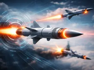 What makes air-to-air missiles function without pilot guidance