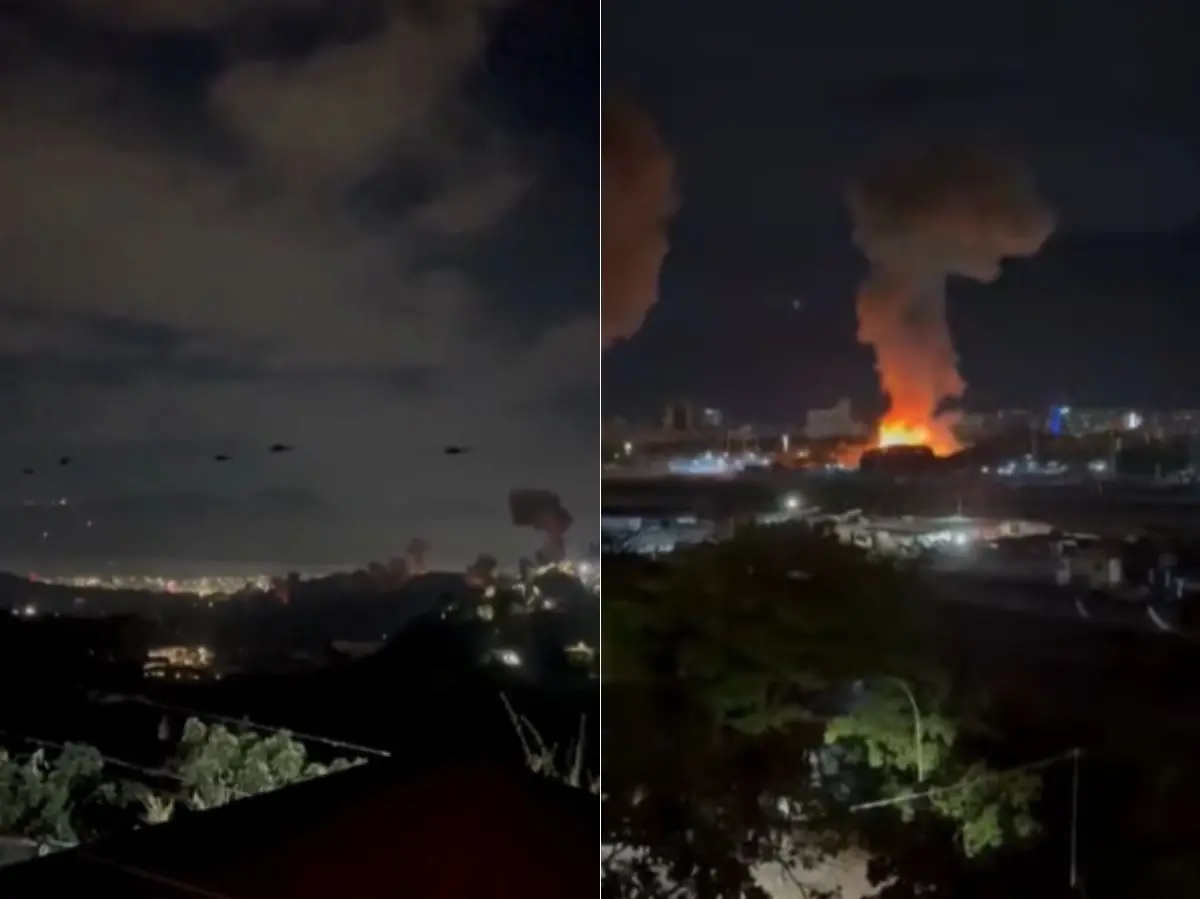 VIDEO | Massive explosions rock Venezuela’s Caracas in US ‘attack’