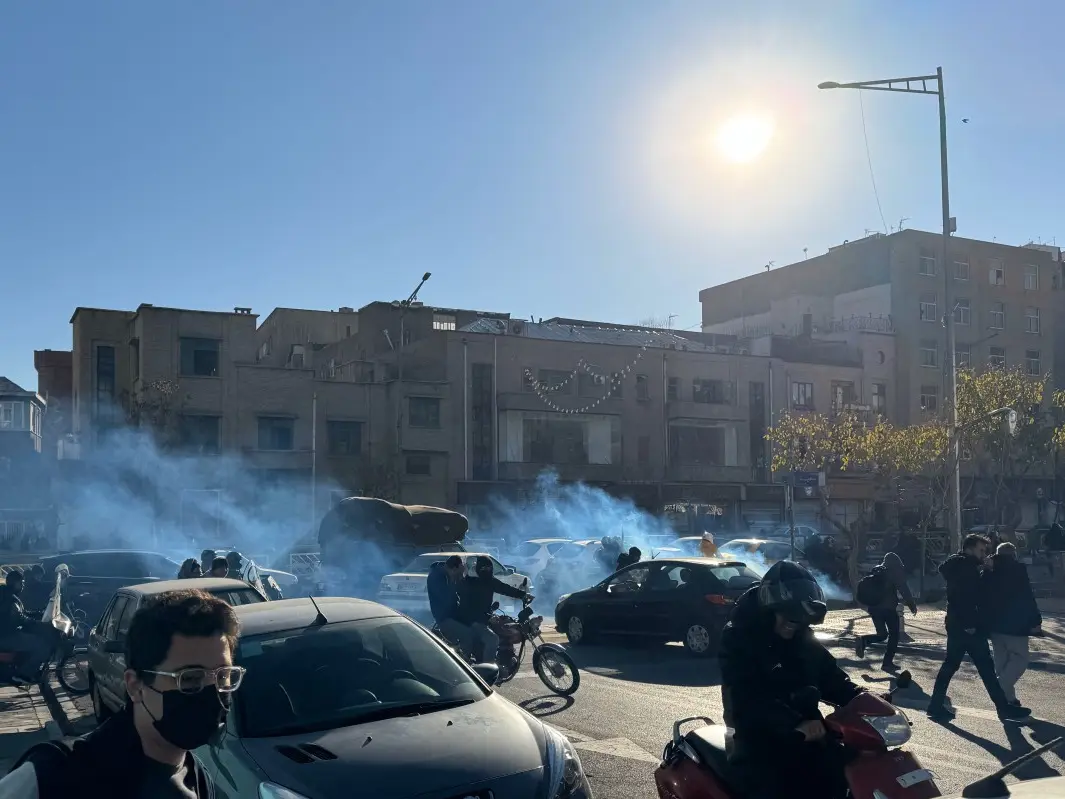 Iranian paramilitary soldier stabbed, shot dead by armed rioters during economic protests Iranian paramilitary soldier stabbed, shot dead by armed rioters during economic protests