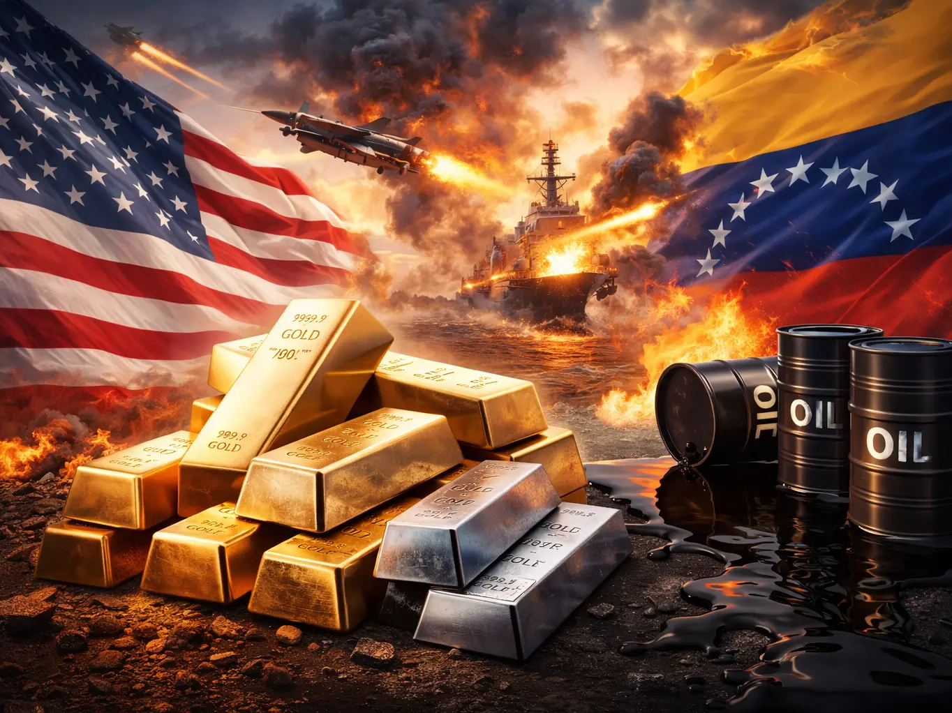 US attacks Venezuela: What does it mean for gold, silver, and crude oil prices
