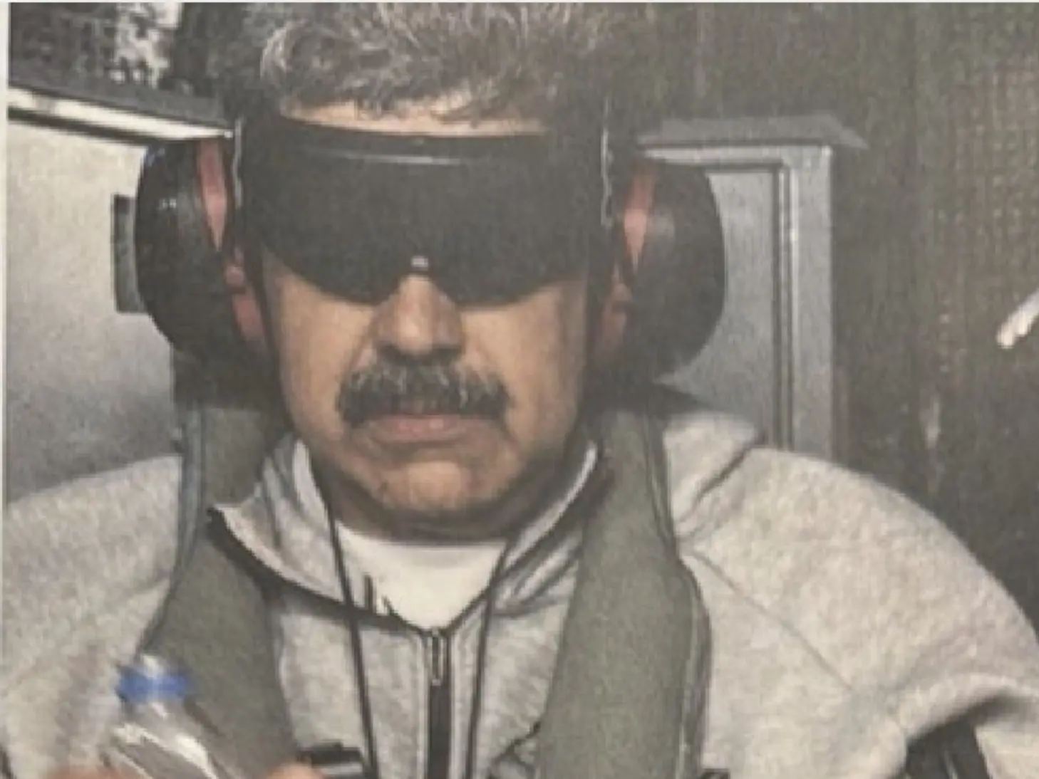Trump releases first image of first image of Venezuela's captured Nicolás Maduro aboard USS Iwo Jima Trump releases first image of first image of Venezuela's captured Nicolás Maduro aboard USS Iwo Jima