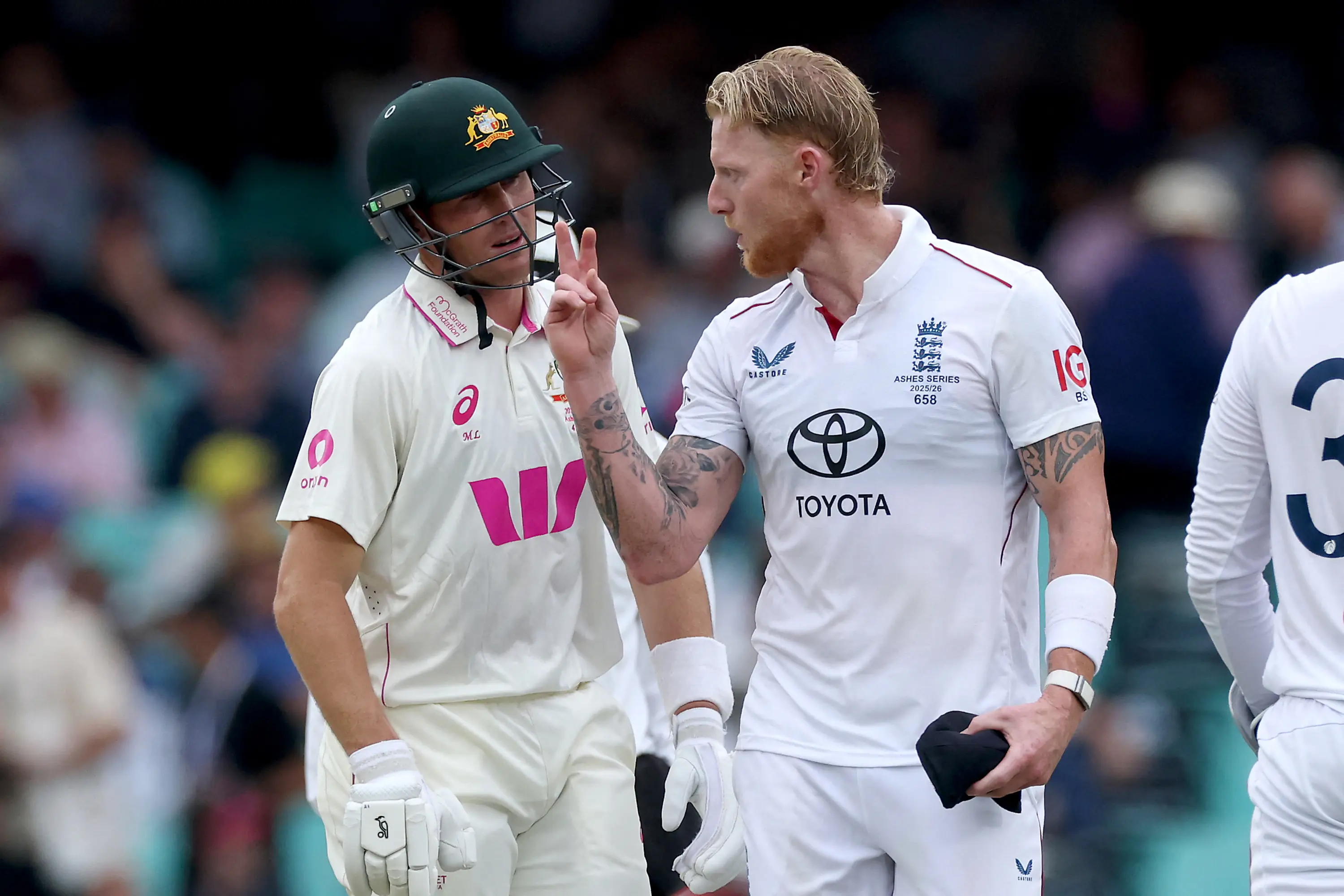 Ashes 2025-26: Stokes-Labuschagne get into heated exchange on day 2 of Sydney Test | WATCH