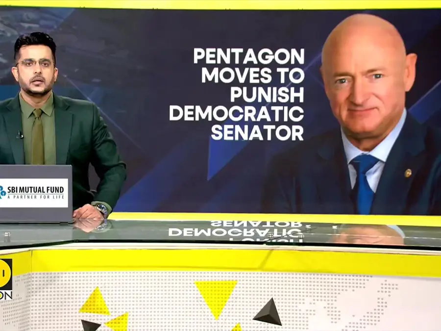 Pentagon moves to punish democratic senator Mark Kelly over 'seditious video' 