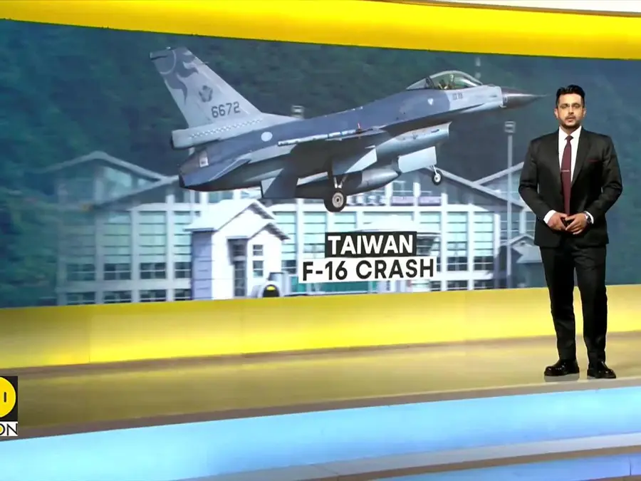 Taiwanese F-16 Fighter Jet Crashes During Training Off Eastern Coast, Pilot Missing