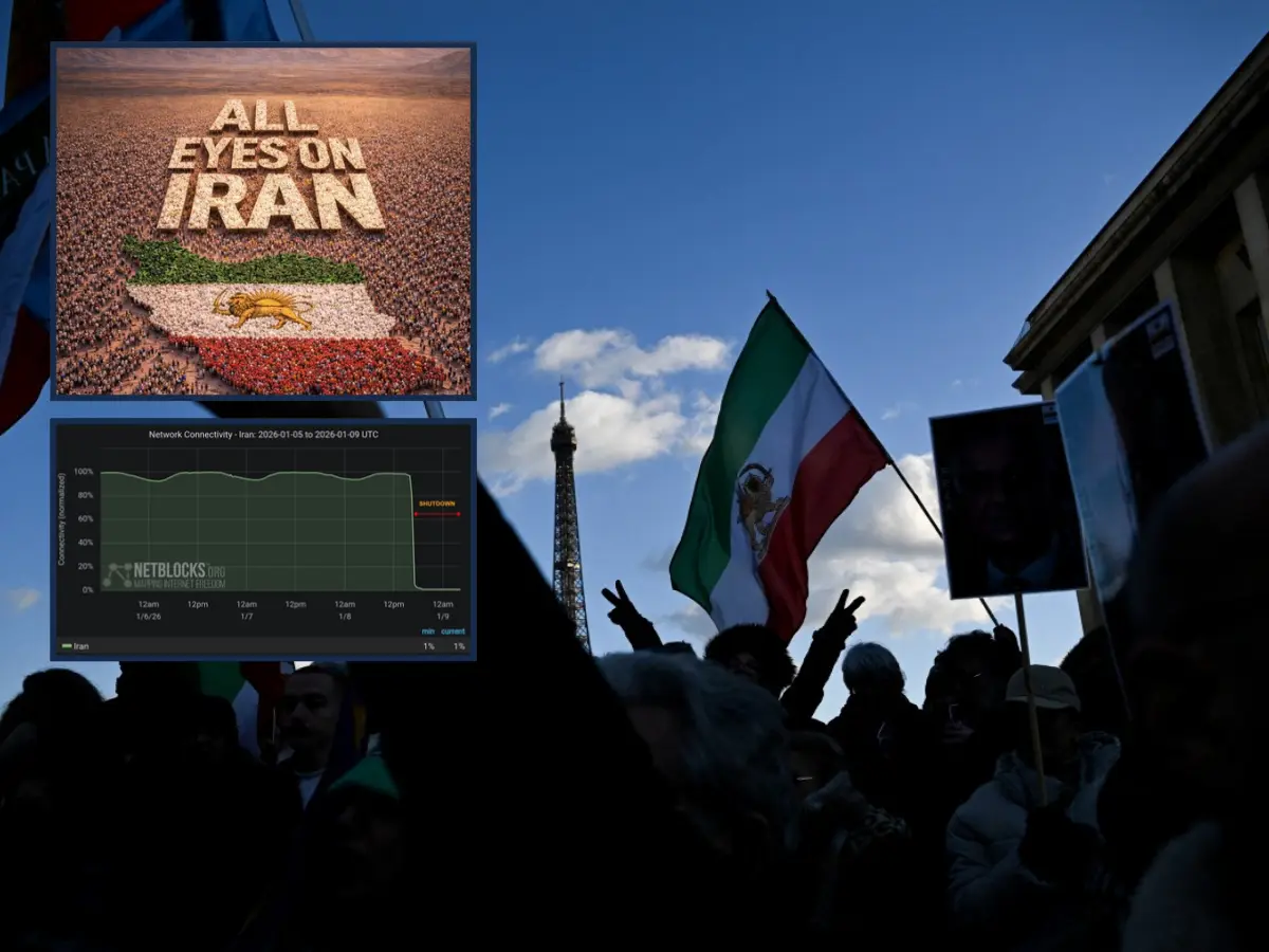 Iran’s digital blackout crosses 12-hour mark, internet flatlines at 1% as protests continue to rage