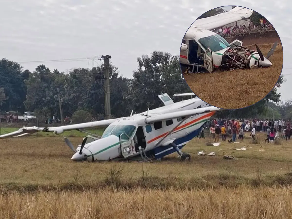 Small passenger plane with seven people onboard crashes in Odisha, emergency response underway Small passenger plane with seven people onboard crashes in Odisha, emergency response underway
