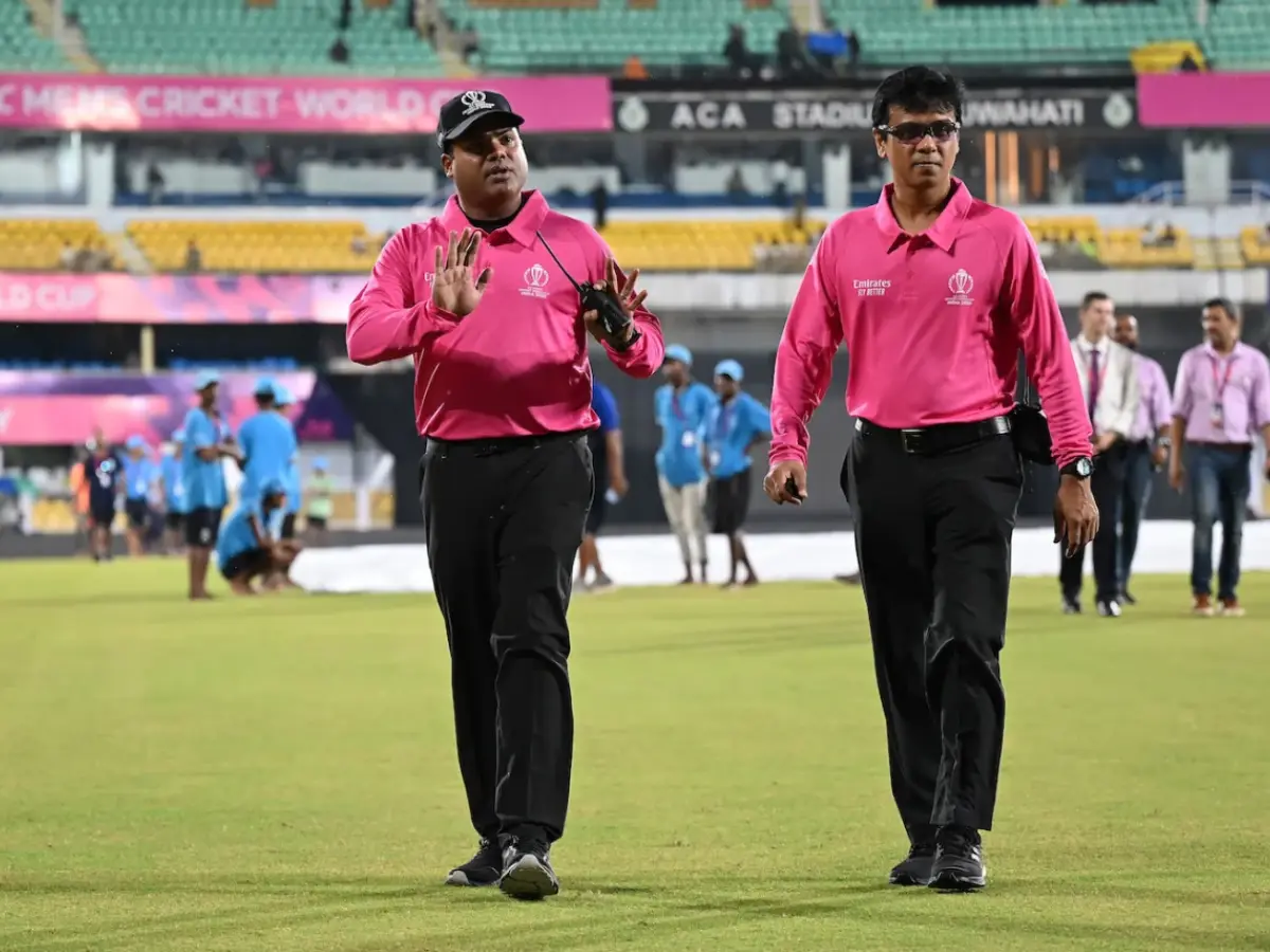 Bangladeshi umpire Sharfuddoula Saikat officiates in IND-NZ Vadodara ODI amid diplomatic tensions