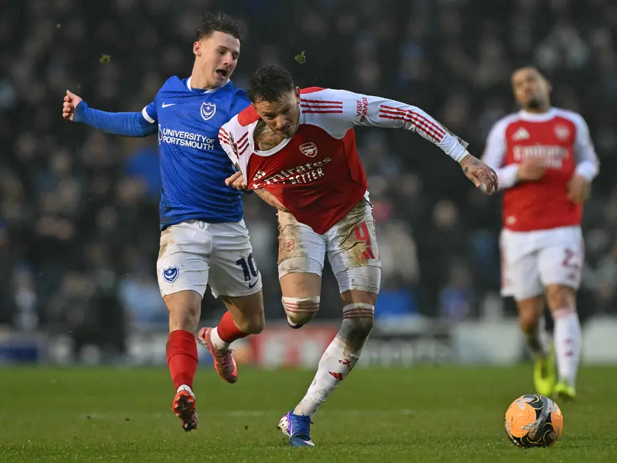 FA Cup: Arsenal villain Martinelli turns hat-trick hero Portsmouth rout