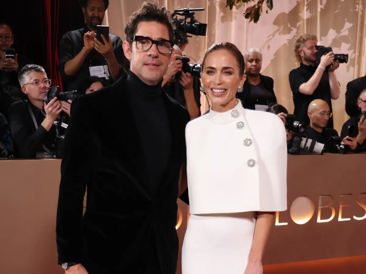 John Krasinski and Emily Blunt