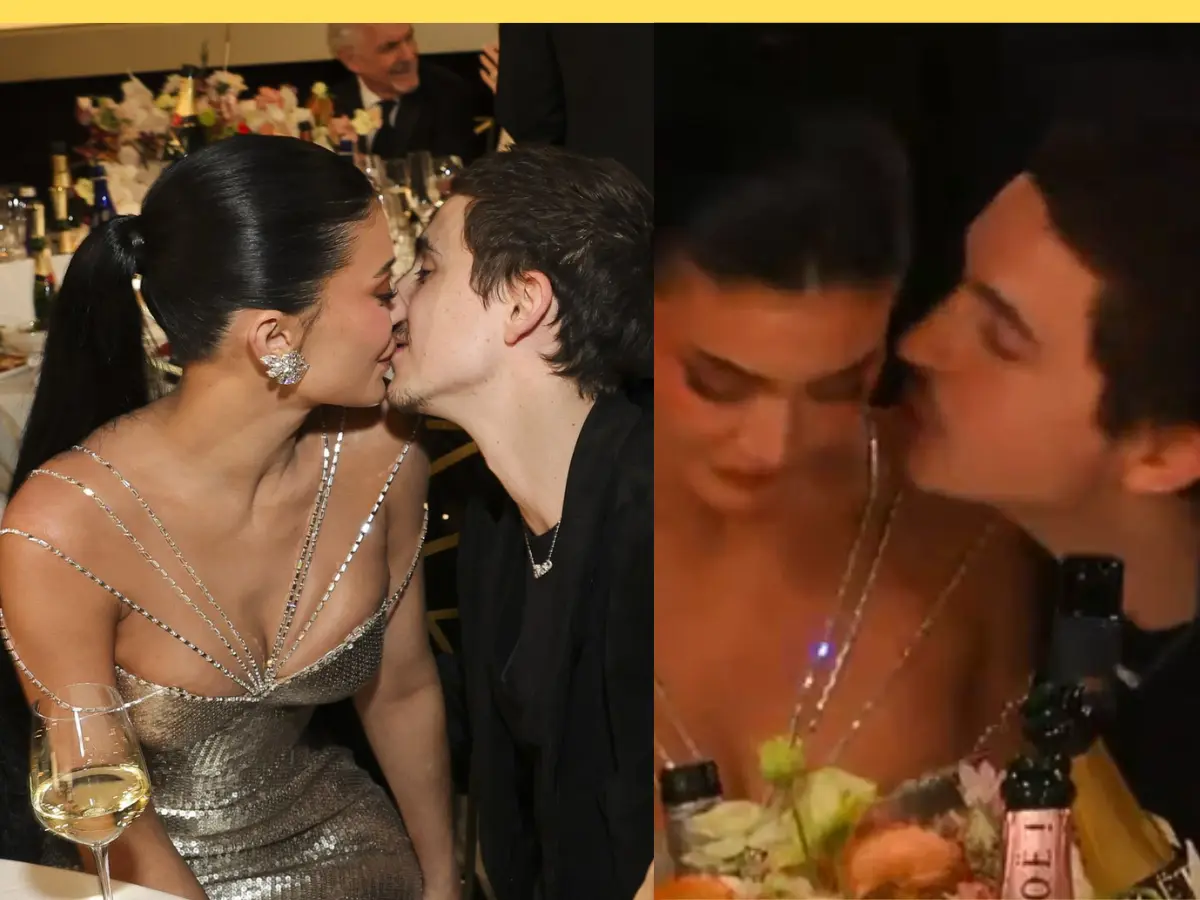 Kylie Jenner and Timothée Chalamet's 'adorable kiss-moment' at Golden Globes | Watch Kylie Jenner and Timothée Chalamet's 'adorable kiss-moment' at Golden Globes | Watch