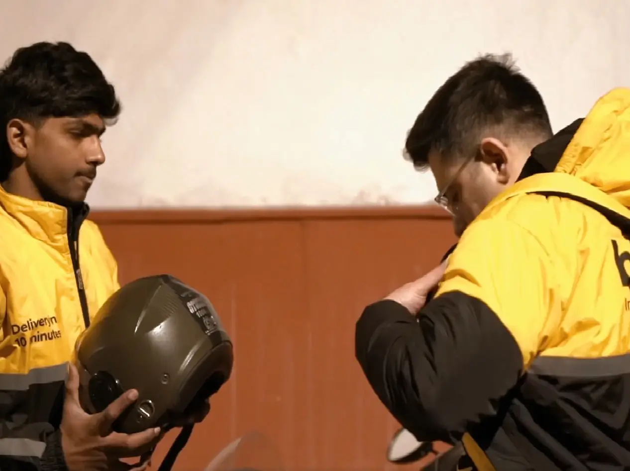 Raghav Chadha turns Blinkit delivery rider for a day, drops teaser Raghav Chadha turns Blinkit delivery rider for a day, drops teaser