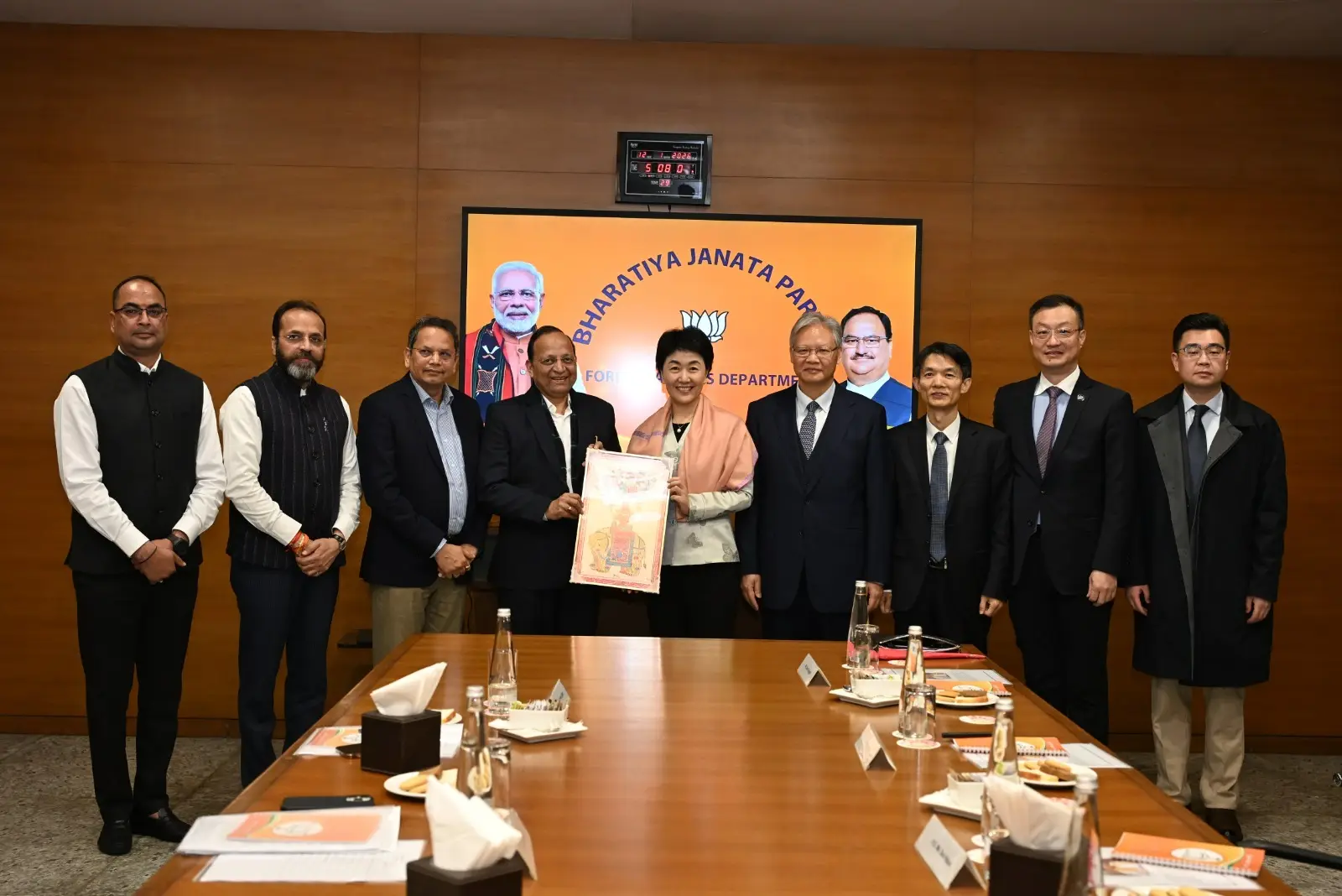 Chinese Communist Party delegation in India meet BJP officials