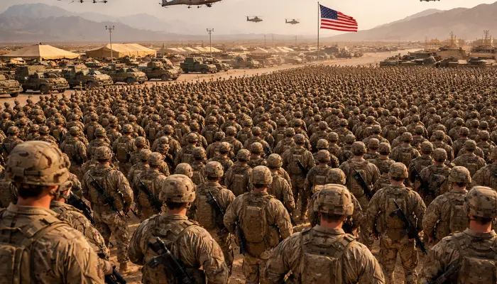 50,000 military personnel? Why has the US deployed soldiers in the Middle East