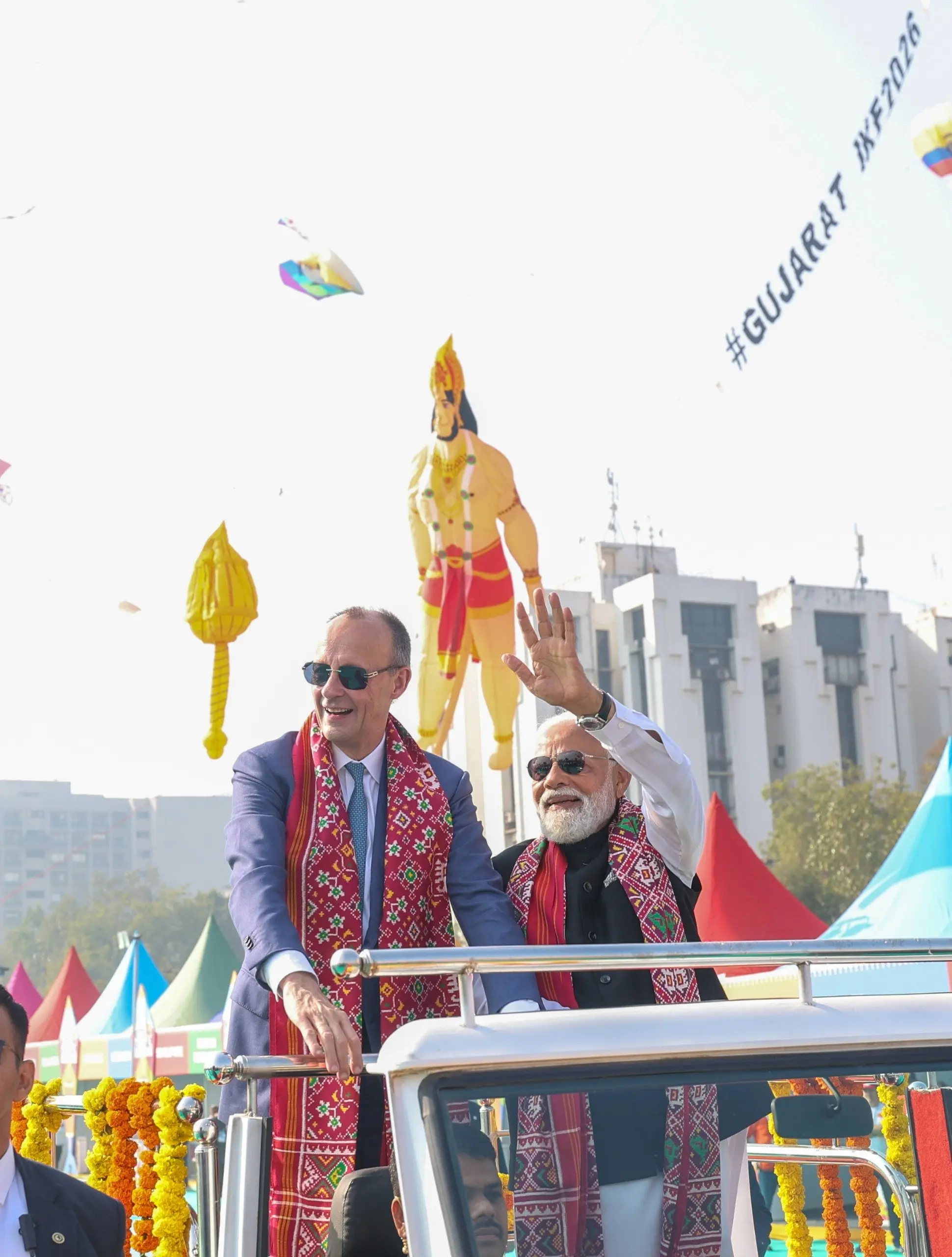 'Anti-Trump alliances emerging': Netizens react as PM Modi shares kite festival moments with German chancellor Merz