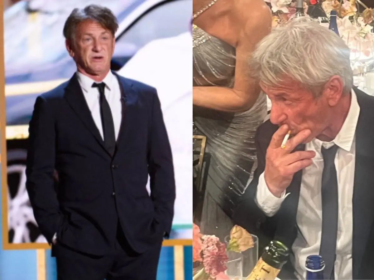 Caught on camera! Sean Penn smokes cigarette at the Golden Globes: Netizens  ask is it allowed?