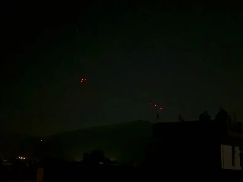 Multiple drones spotted near LoC in Rajouri sector of Jammu and Kashmir Multiple drones spotted near LoC in Rajouri sector of Jammu and Kashmir