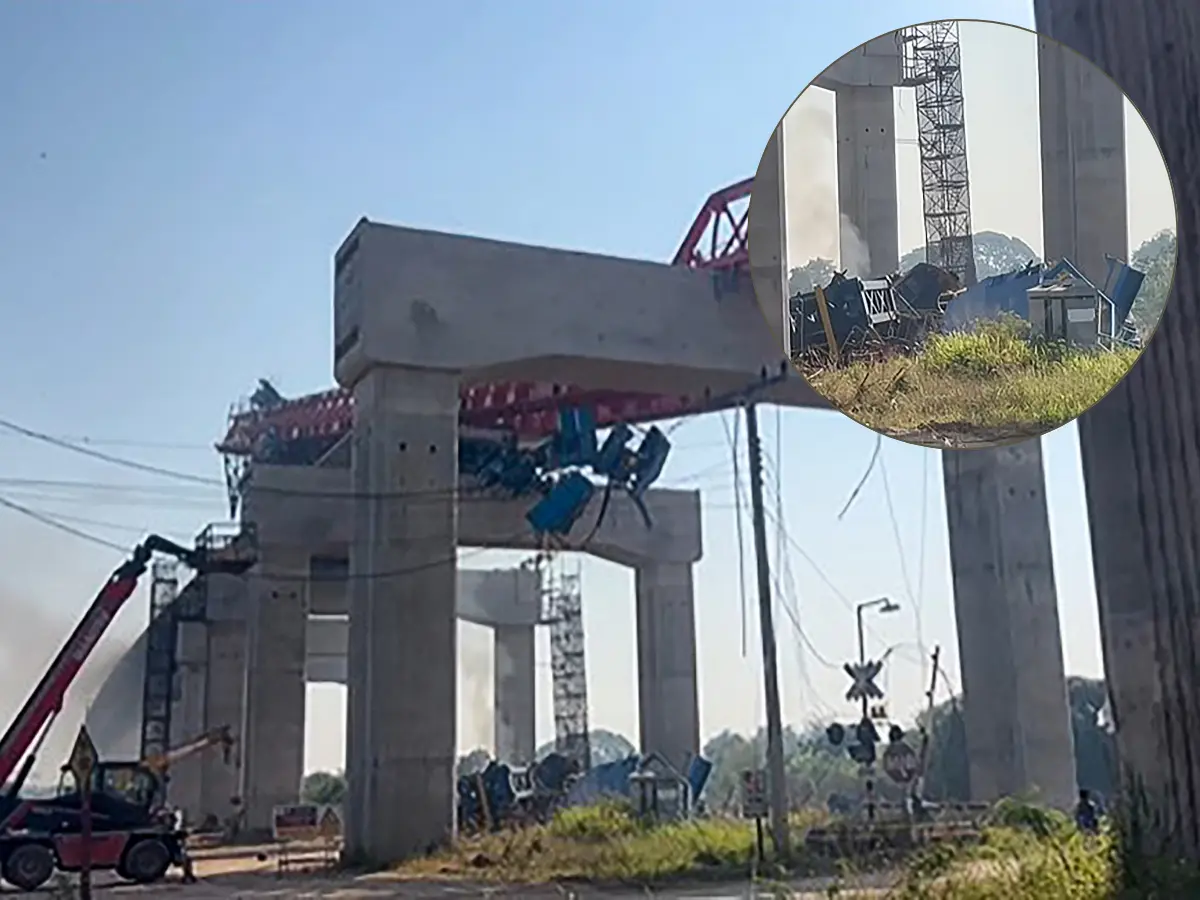 Crane crushes passenger train in Thailand, at least 22 killed, dozens injured