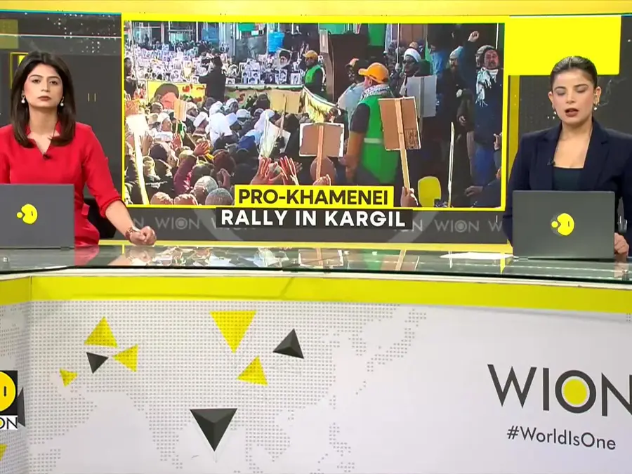Iran Unrest: Crowds Gather in Support of Iranian Supreme Leader in Kargil