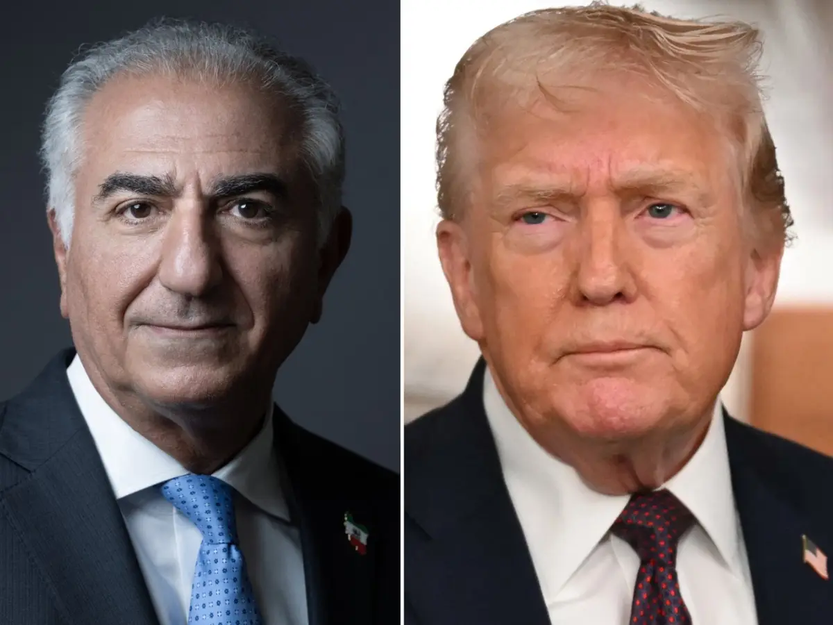 Is Pahlavi backed by Trump?
