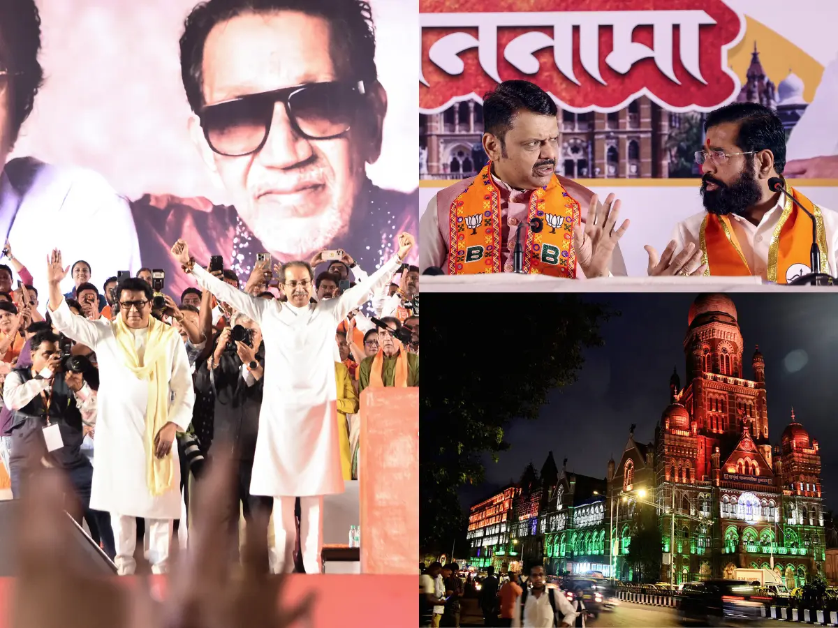 BMC polls underway: Reunited Thackeray clan takes on BJP-led Mahayuti