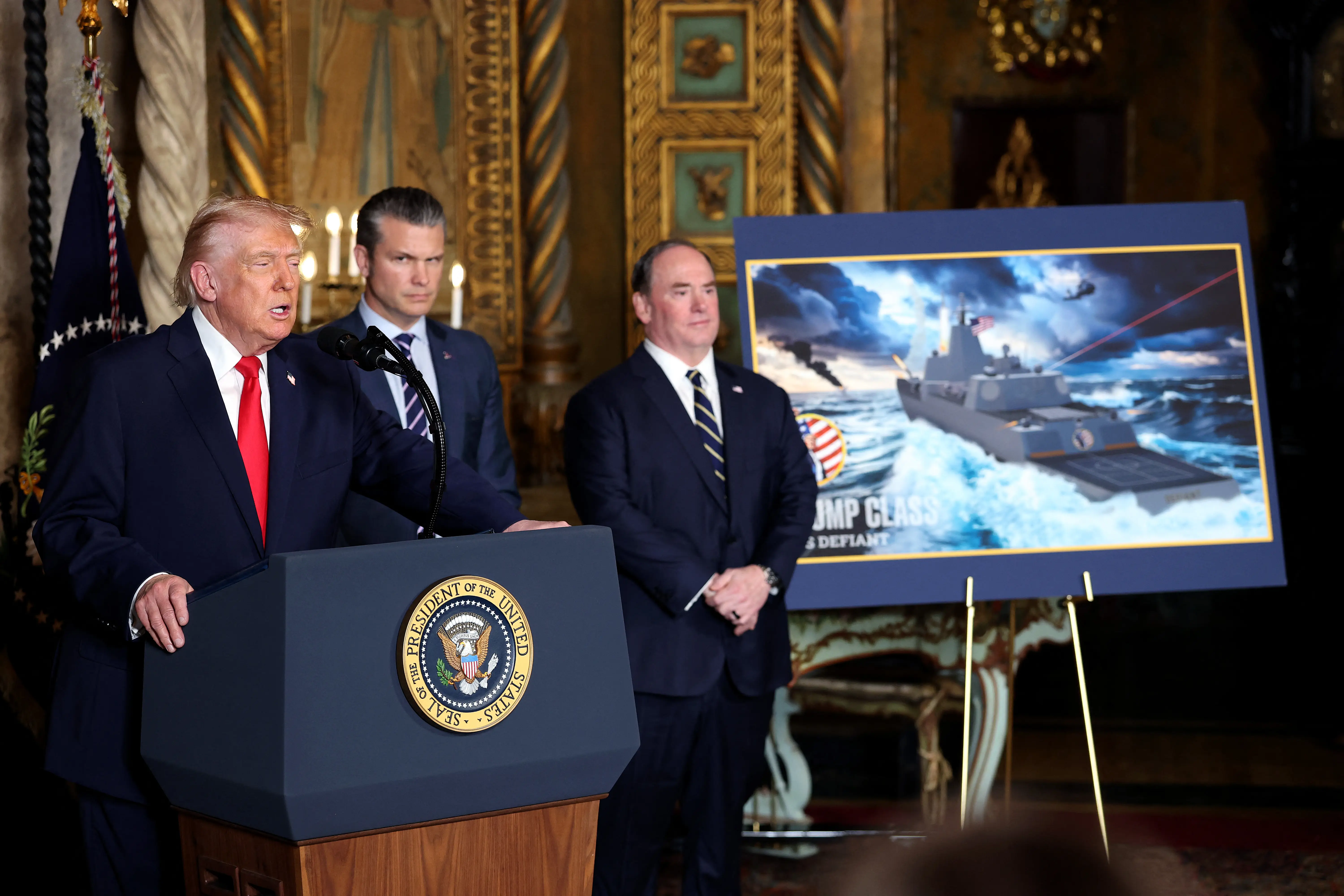 US shipbuilding a ‘mess,’ Trump’s Golden Fleet is the answer, says top aide