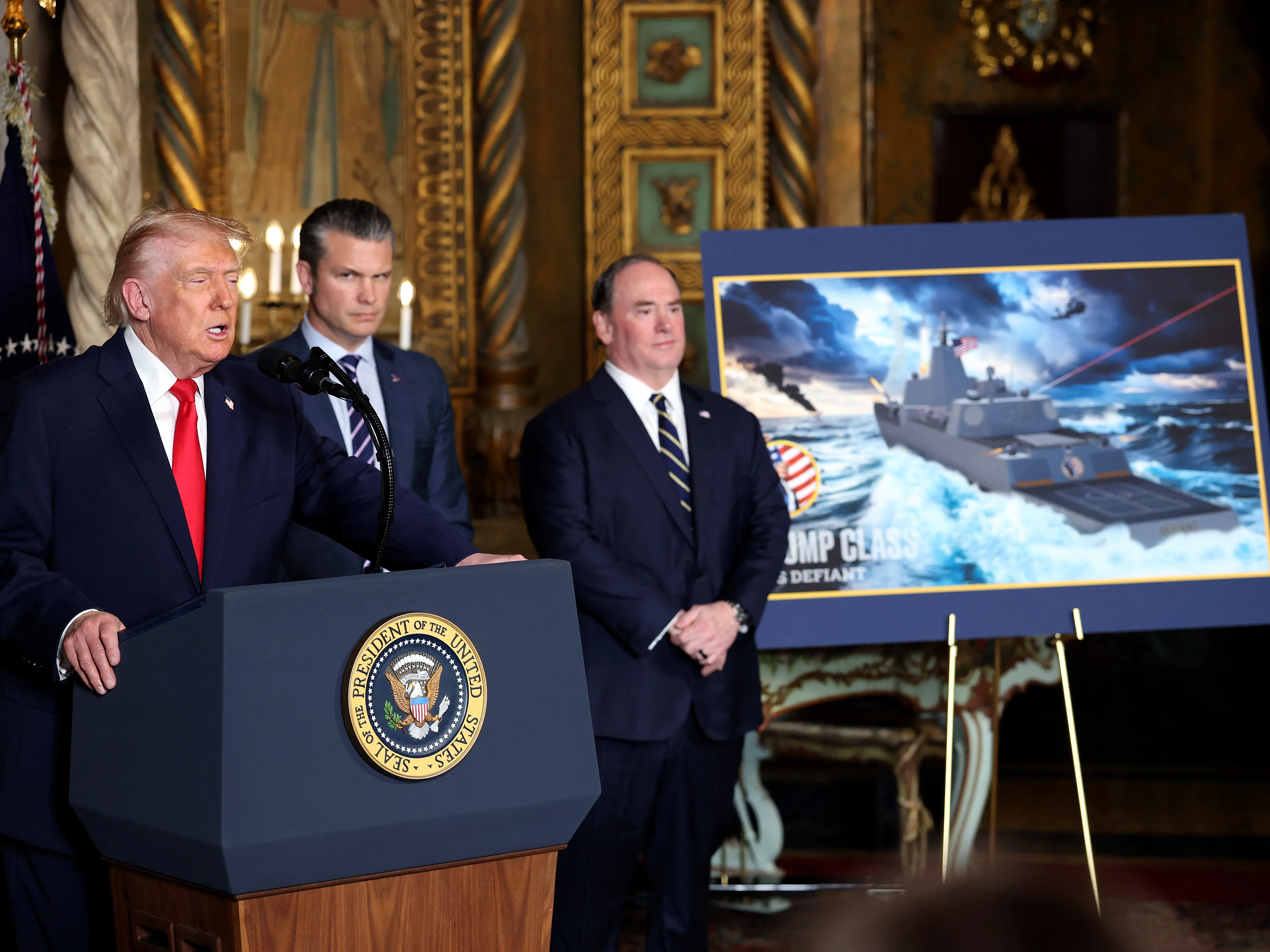 US shipbuilding a ‘mess,’ Trump’s Golden Fleet is the answer, says top aide US shipbuilding a ‘mess,’ Trump’s Golden Fleet is the answer, says top aide