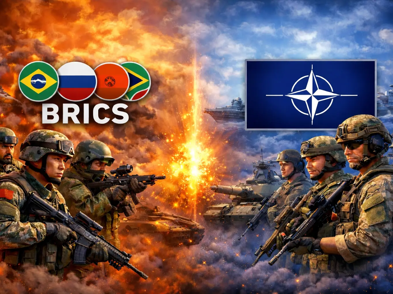BRICS vs NATO countries: Who is more powerful? Military comparison