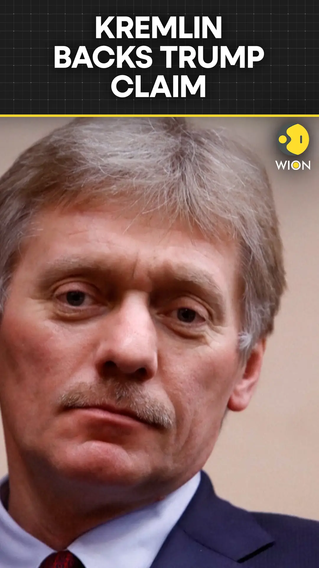 Kremlin Says Trump Is Right About Zelensky Holding Up Peace