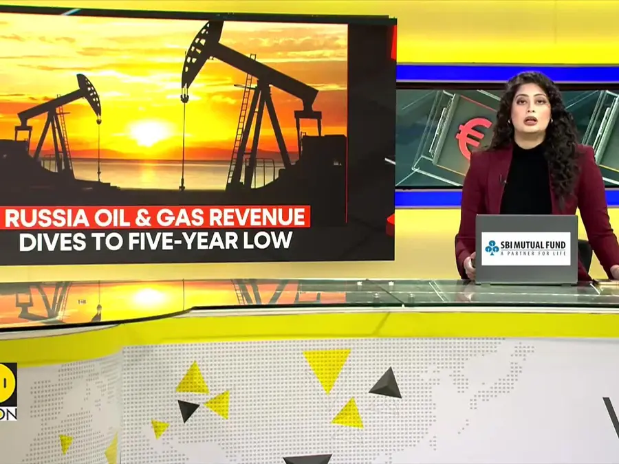 Russia’s Oil & Gas Revenues Fall to Five-Year Low, Budget Hit in 2025