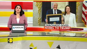 Nobel at Last, if a Bit Fake: Machado Gifts Trump Her Prize
