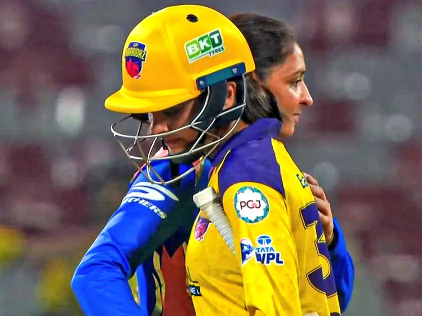 ‘Surprised to see she was retired in last game’: Harmanpreet Kaur reacts to Harleen Deol’s 64 after UP Warriorz beat MI ‘Surprised to see she was retired in last game’: Harmanpreet Kaur reacts to Harleen Deol’s 64 after UP Warriorz beat MI
