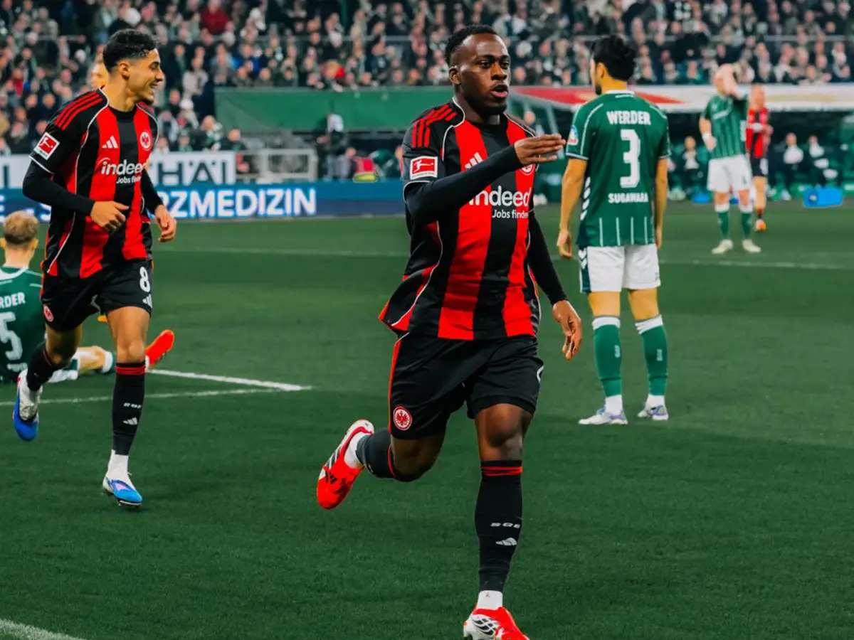 Bundesliga: Ansgar Knauff snatches late draw for stuttering Frankfurt at Bremen Bundesliga: Ansgar Knauff snatches late draw for stuttering Frankfurt at Bremen