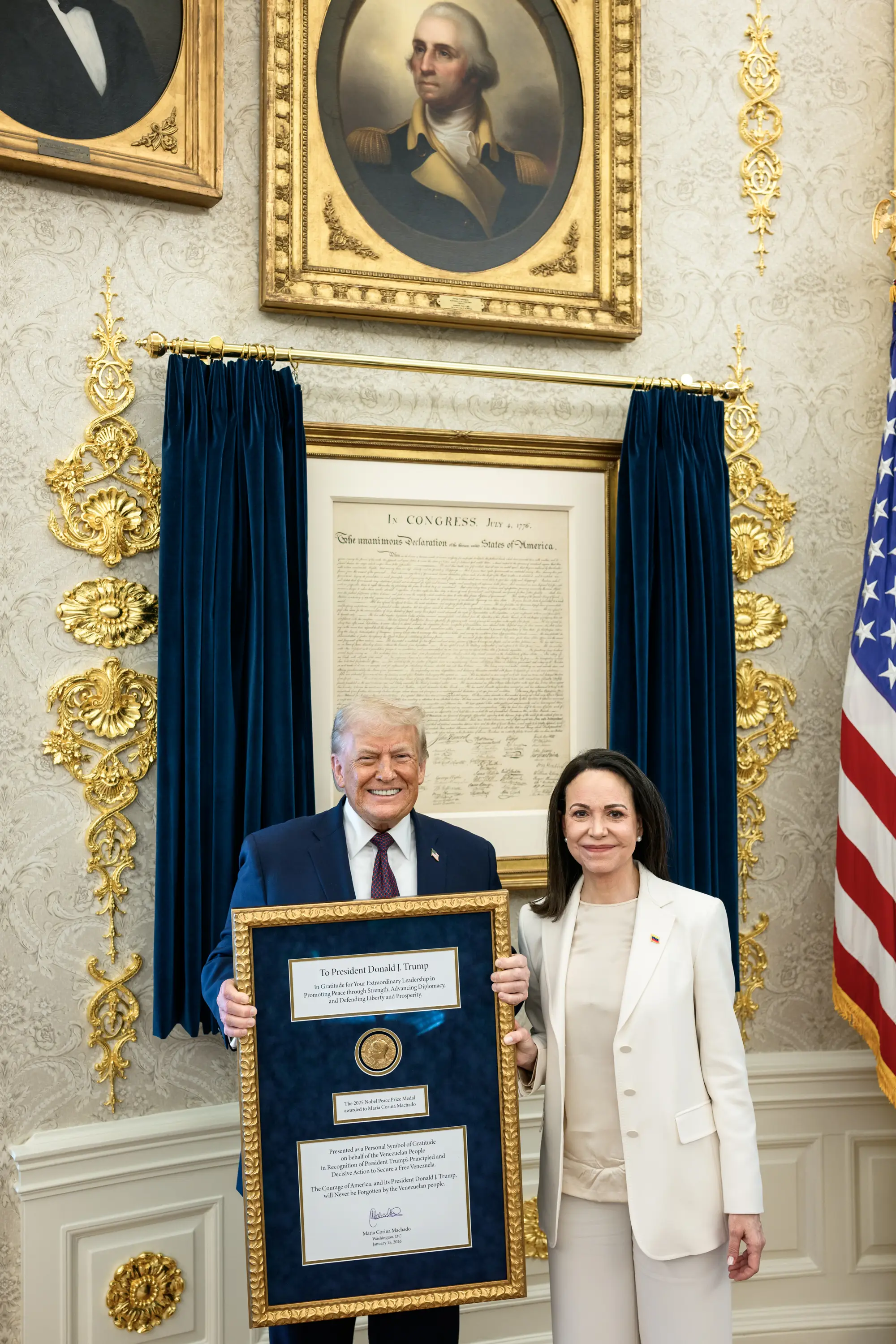 ‘If medal comes into someone else’s possession…’: Nobel Committee breaks silence after Machado ‘presents’ her medal to Trump