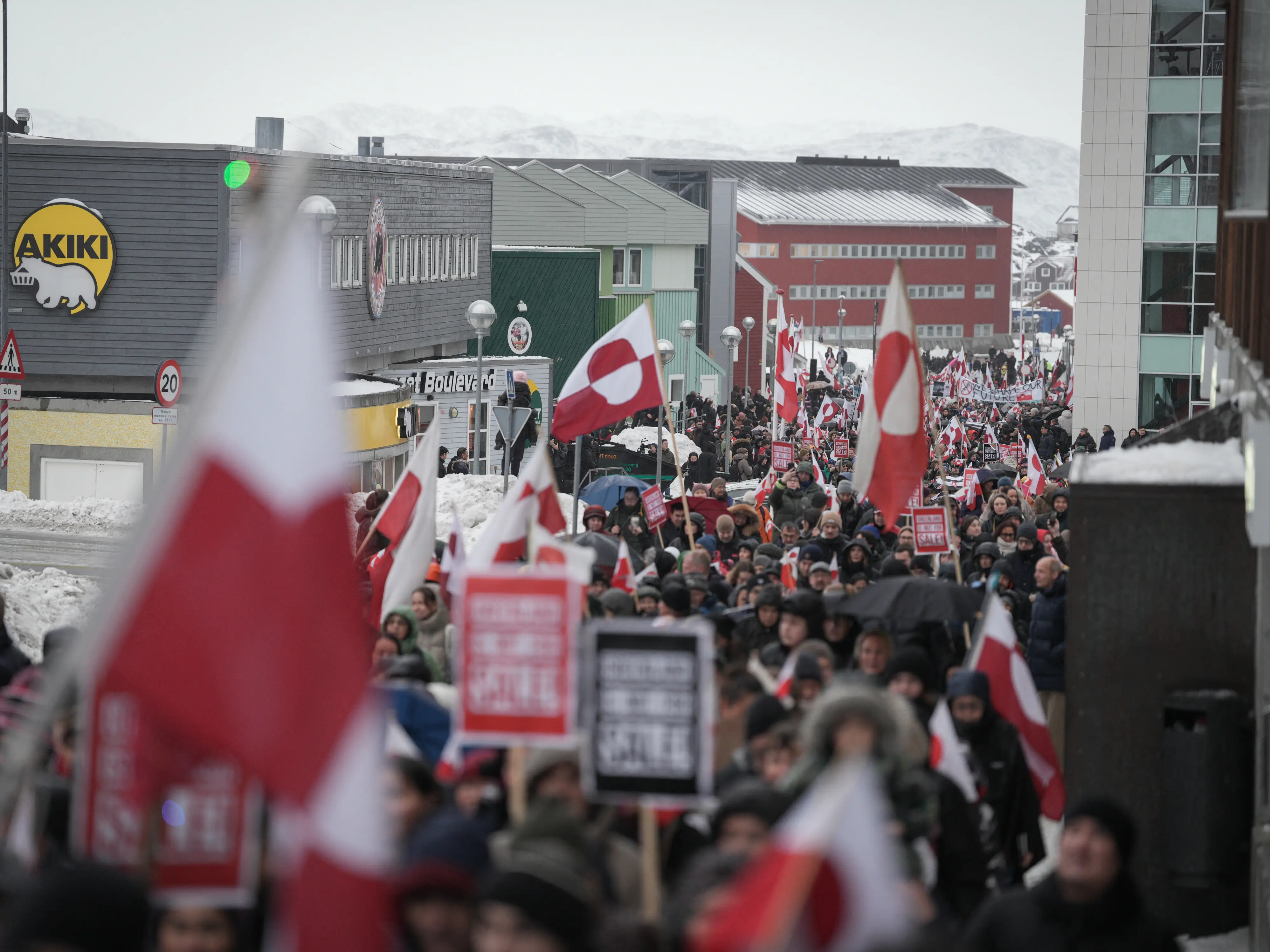 ‘Make America Go Away’: Thousands protest on streets of Greenland, Denmark over Trump’s threats – SEE PICS