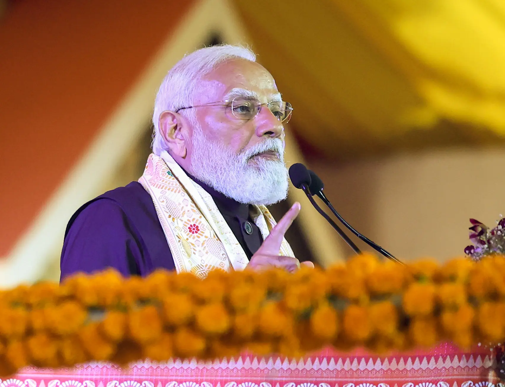 PM Modi lays foundation of 86 km long Kaziranga elevated corridor, flags off two Amrit Bharat trains in Assam