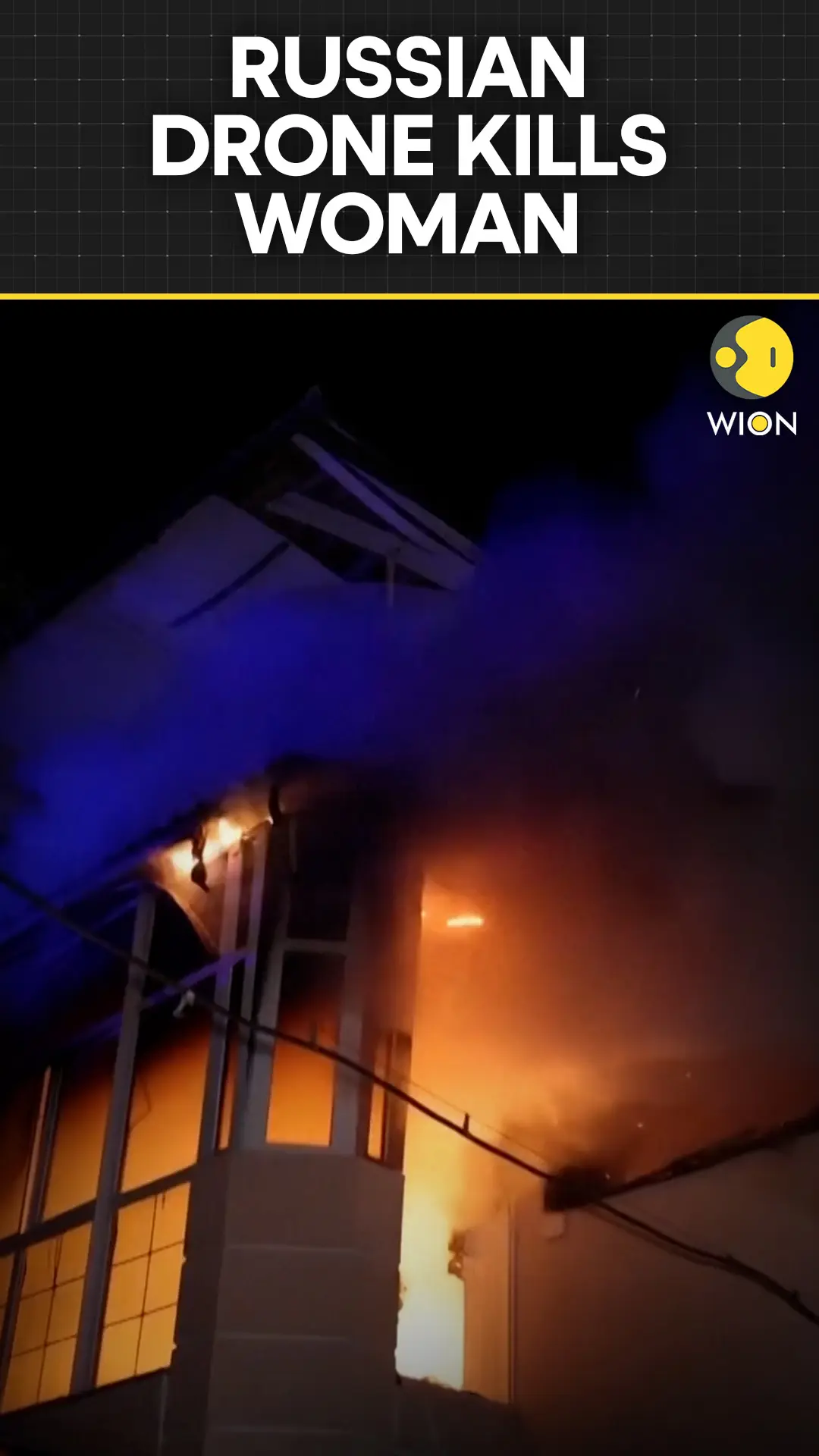 Russian Drone Hits House, Kills Woman in Ukraine's Kharkiv, Mayor Says