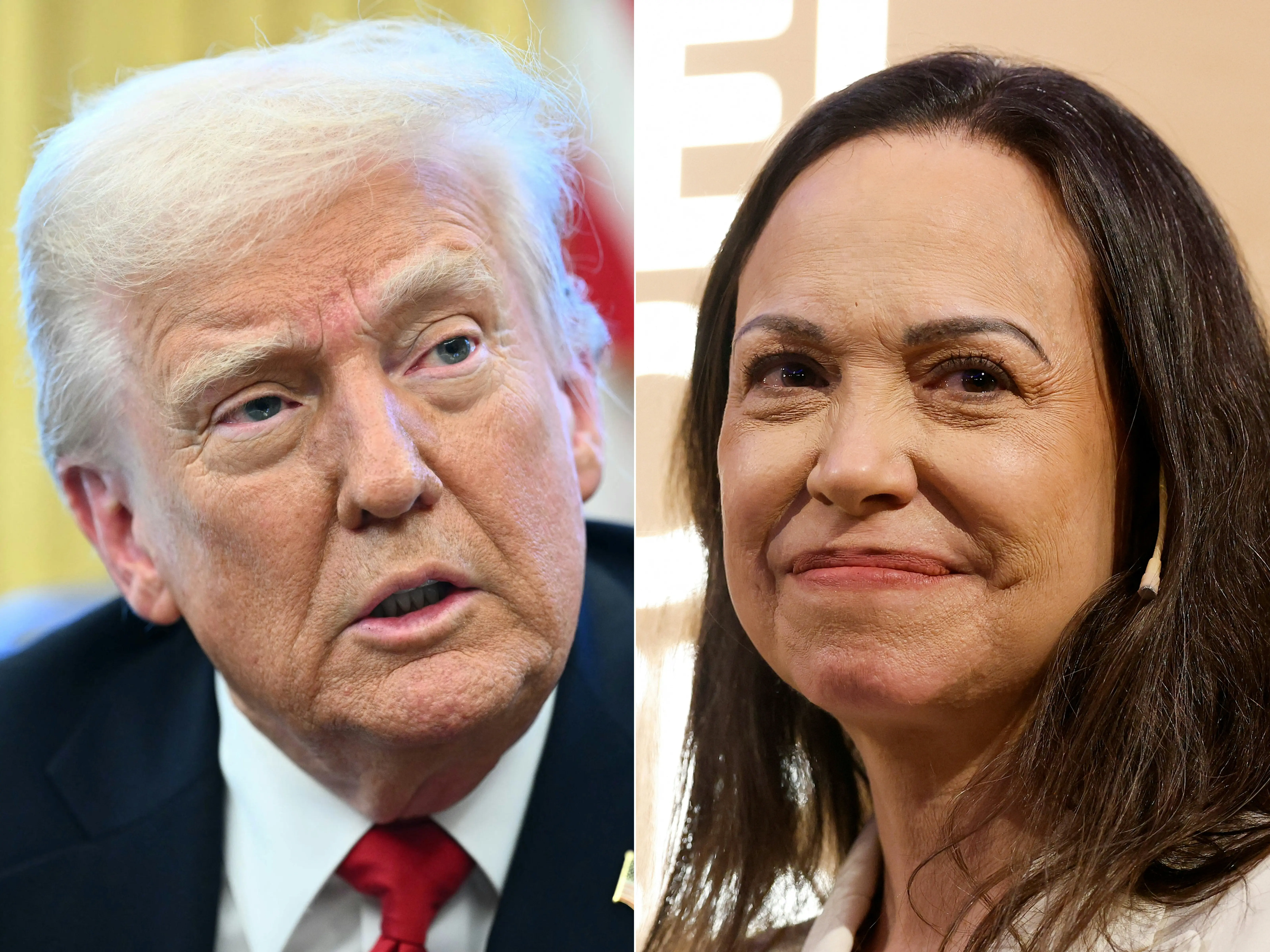 ‘A prize cannot even symbolically be passed on’: Nobel Foundation after Machado presented her award to Trump