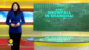 Rare Snowfall Blankets Shanghai As Southern China Shivers In Cold Snap