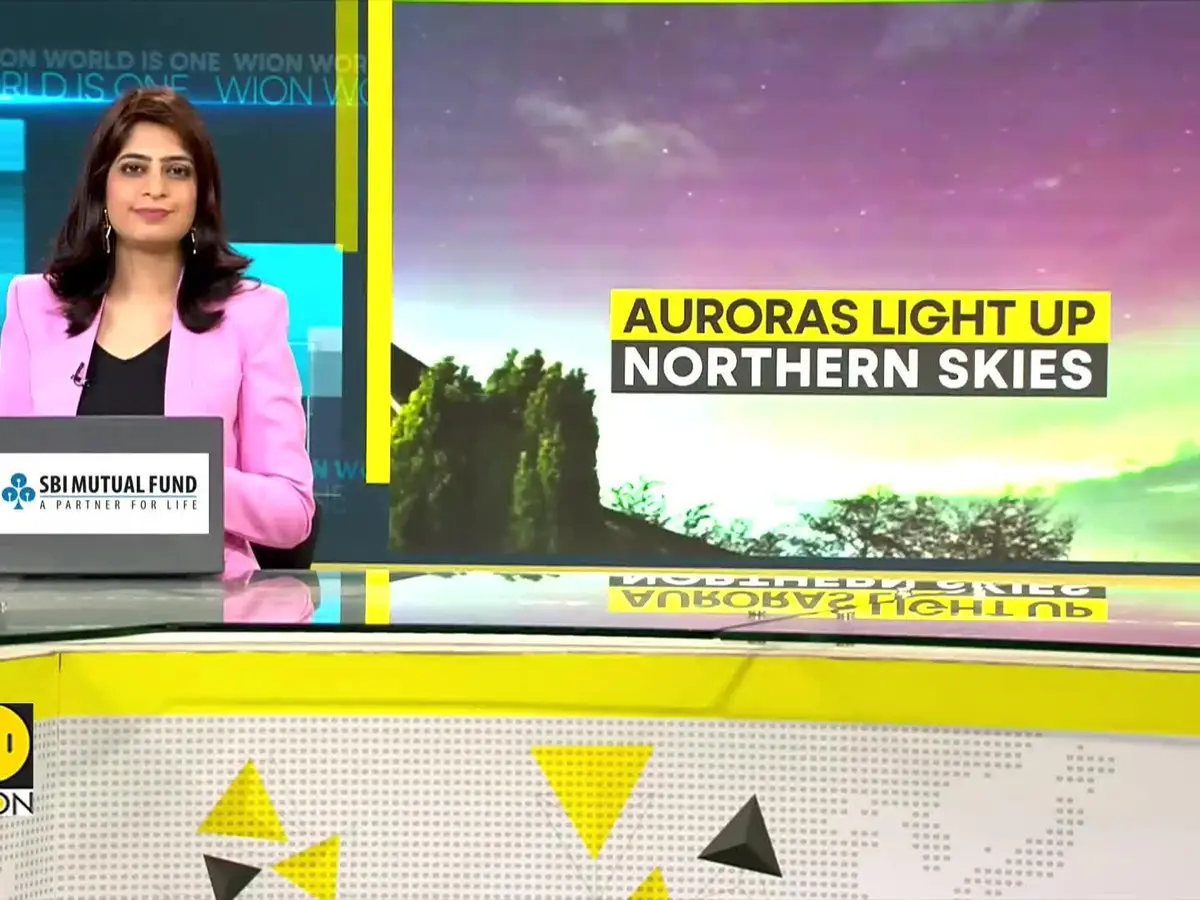 Sumit Light Solar Flares Light Up Northern Skies With Mesmerising Aurora Displays