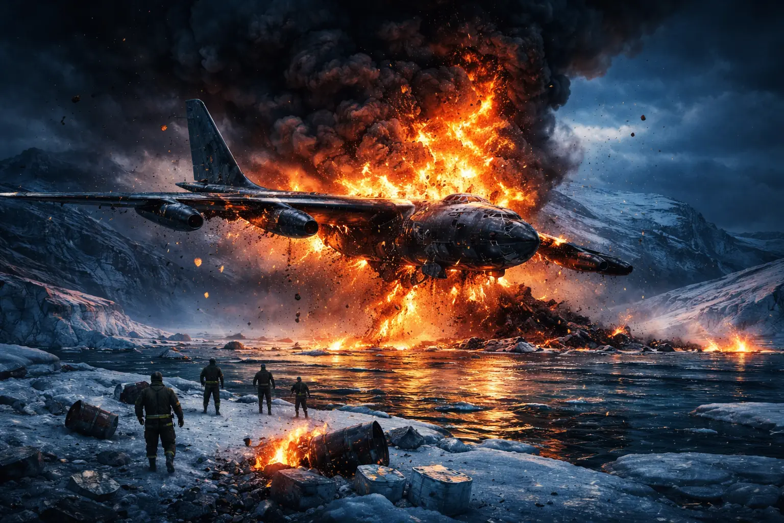 'Greenland Nightmare': How a US B-52 carrying nuclear weapons crashed in 1968