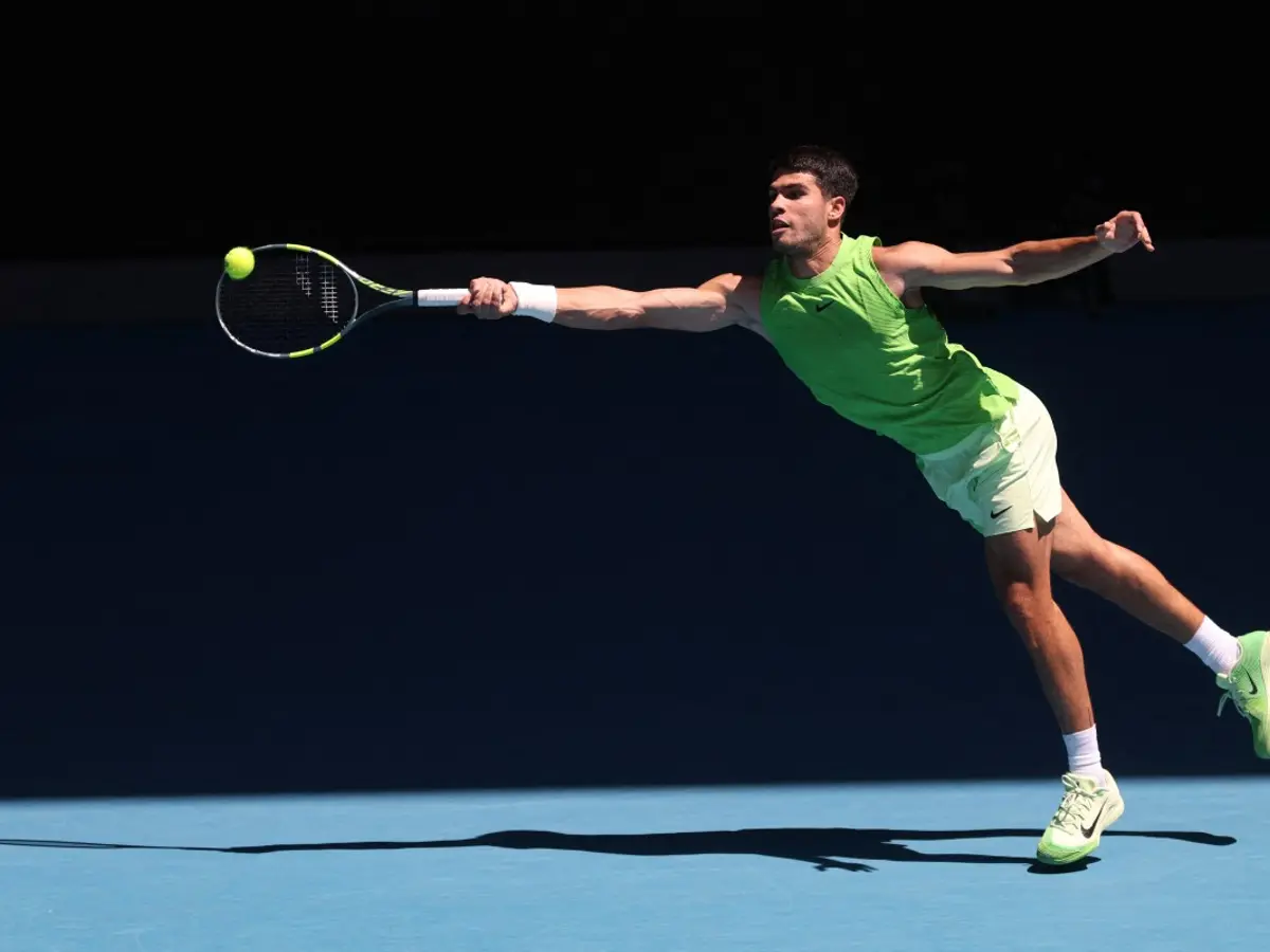 Alcaraz survives 208 km/h serves by Hanfmann to enter round 3 in ...