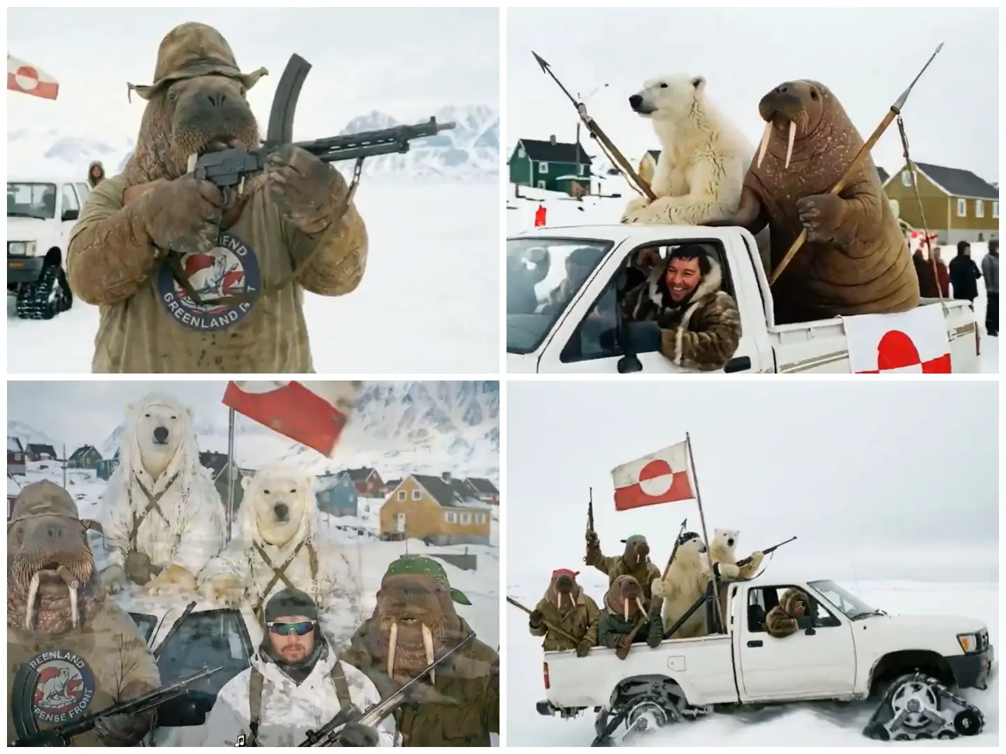 'EPIC': Spear-wielding polar bears, cigar-chewing walruses 'defend Greenland' against Trump threats in viral video | Watch 'EPIC': Spear-wielding polar bears, cigar-chewing walruses 'defend Greenland' against Trump threats in viral video | Watch