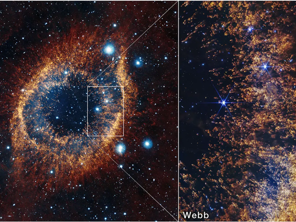 Webb peers deep inside the Eye of God, spotting core of a dead star Webb peers deep inside the Eye of God, spotting core of a dead star